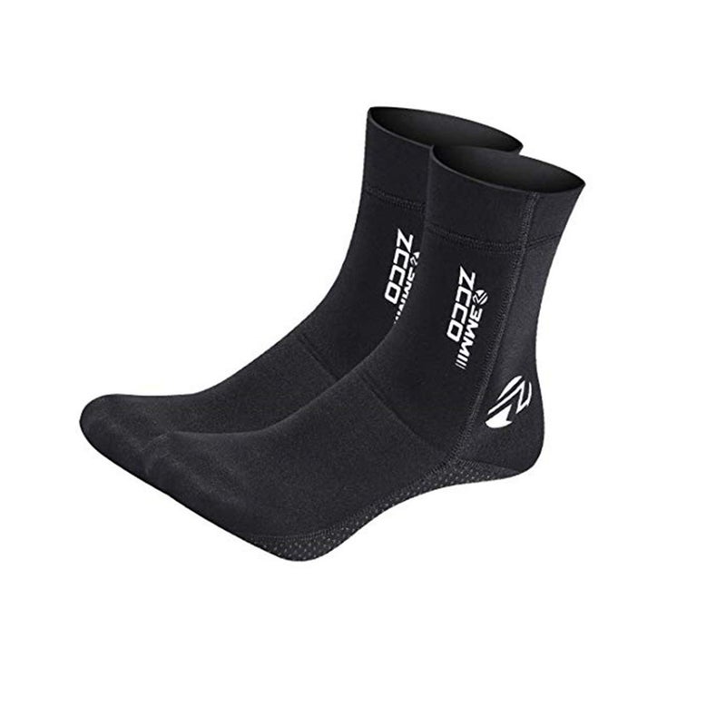 ZCCO 3mm Neoprene Diving Socks, Anti-Slip Beach Water Socks for Men Women Youth, Swim for Diving, Snorkeling, Surfing, Kayaking, Swimming Water Sports (Black, S) - Image 4